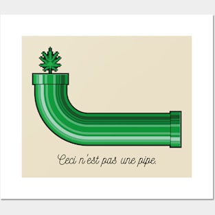 Is not a pipe? Posters and Art